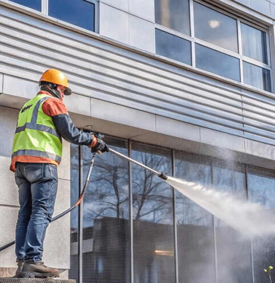 Commercial cleaning technician
